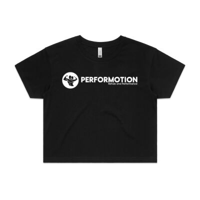 Big Logo Crop Tee - Black Thumbnail