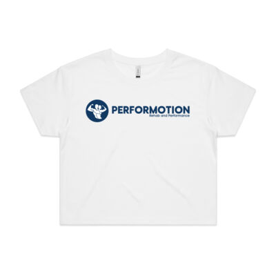 Big Logo Crop Tee - White Thumbnail